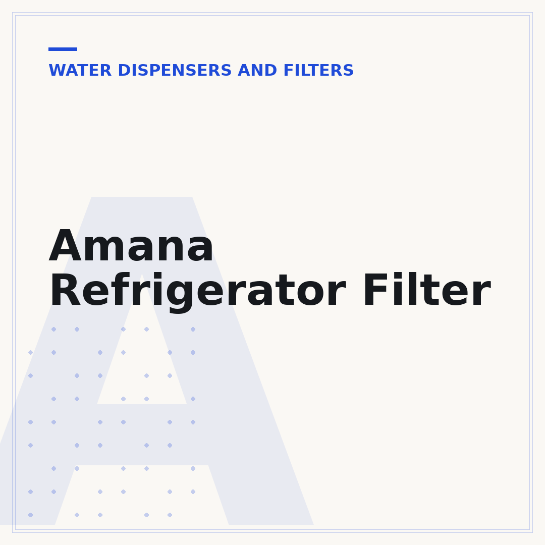 Amana Refrigerator Filter