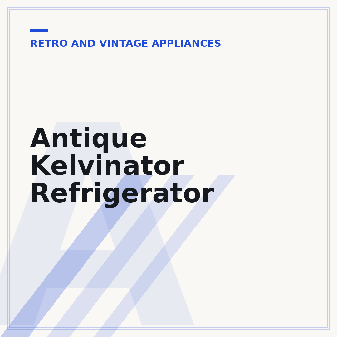 Antique Kelvinator Refrigerator