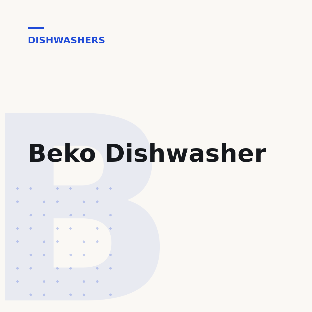 Beko Dishwasher
