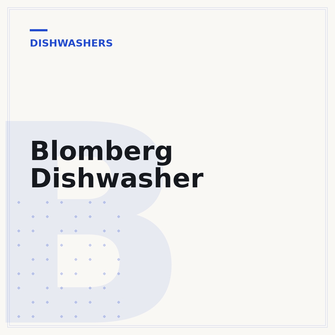 Blomberg Dishwasher