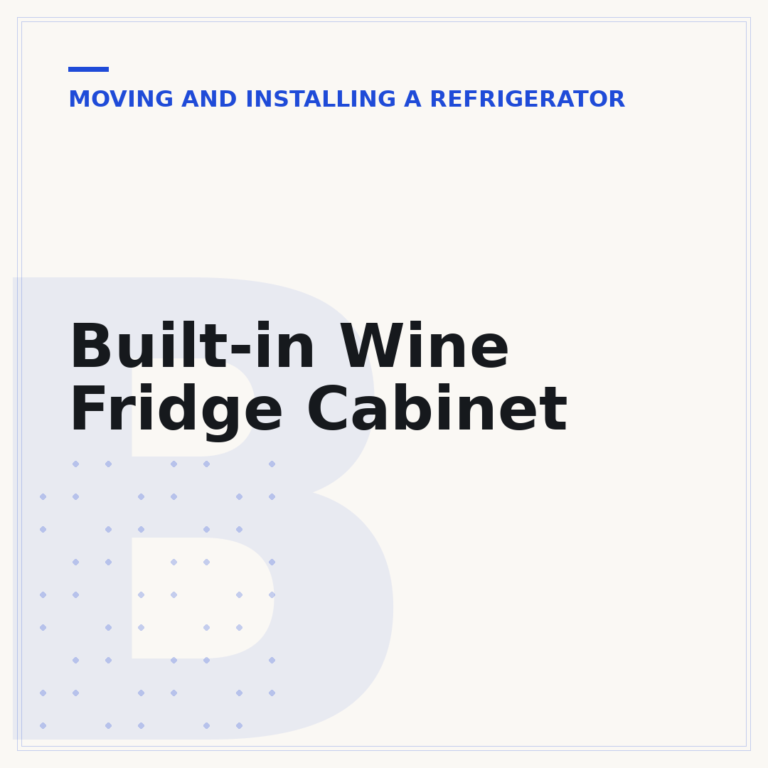 Built-in Wine Fridge Cabinet