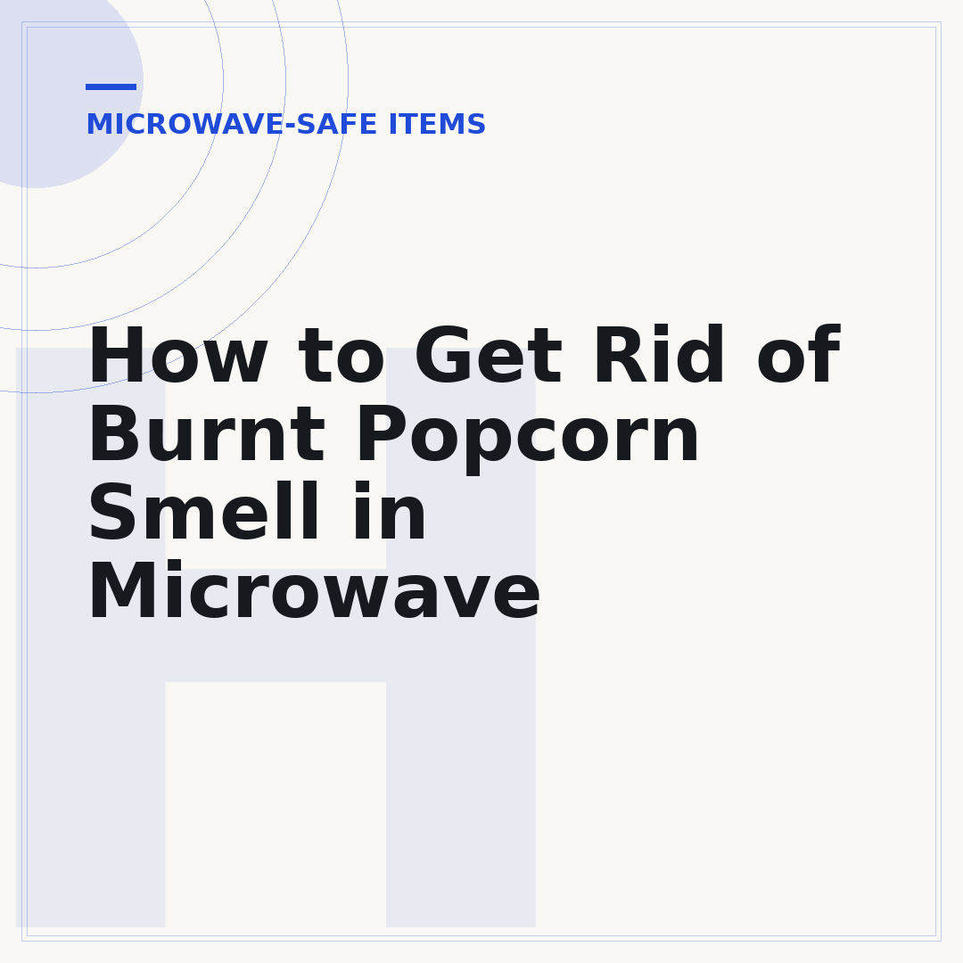 How to Get Rid of Burnt Popcorn Smell in Microwave