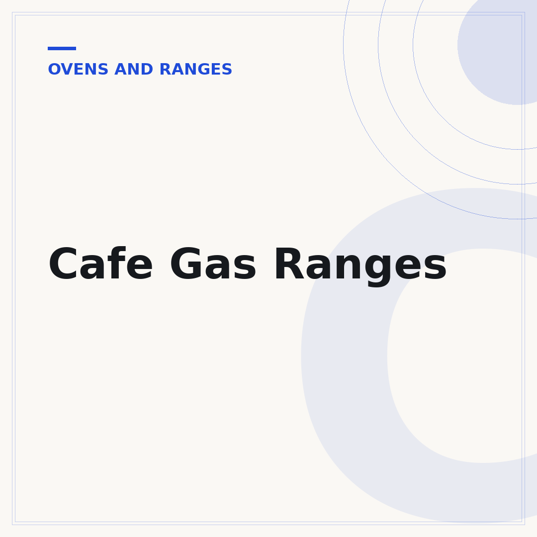 Cafe Gas Ranges