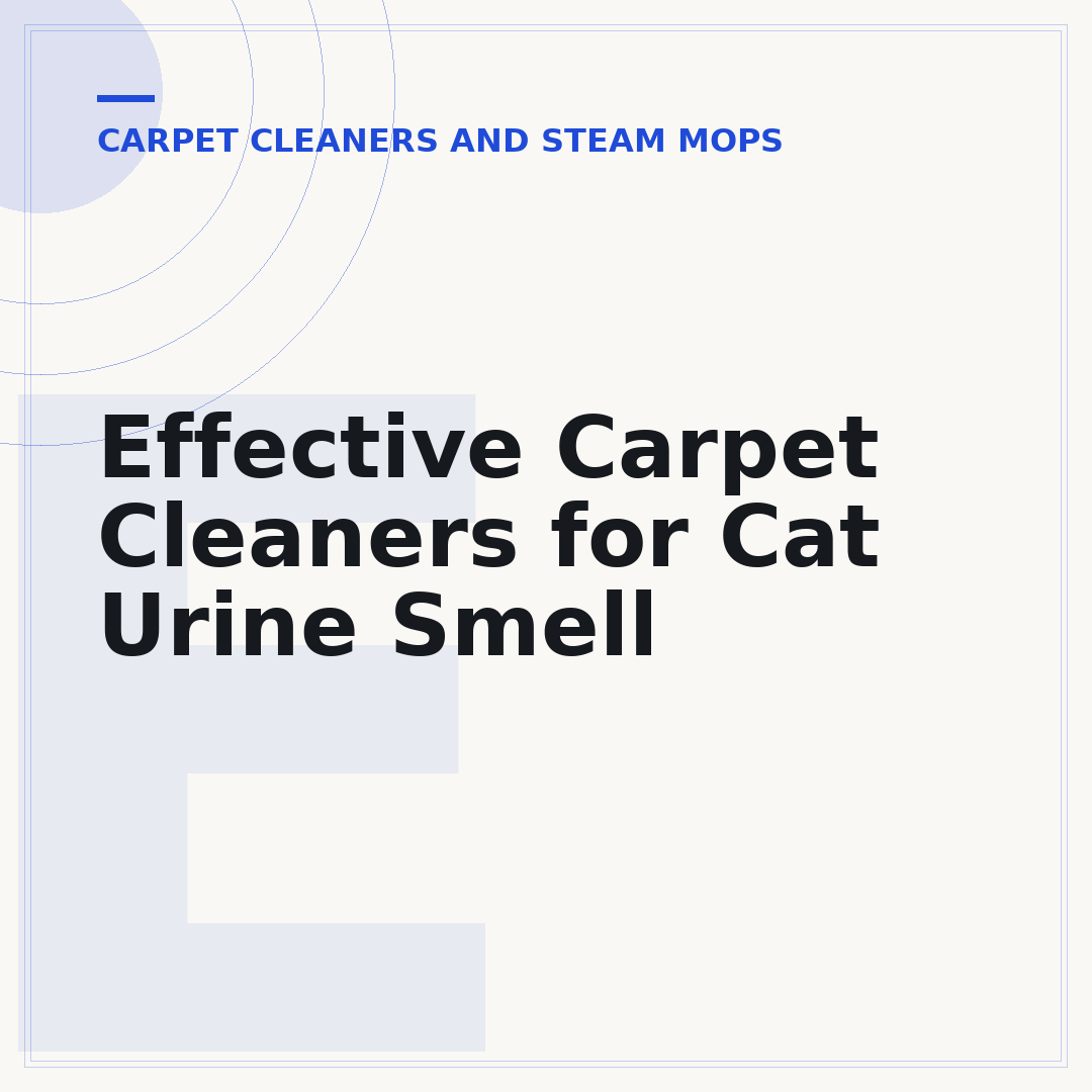 Effective Carpet Cleaners for Cat Urine Smell