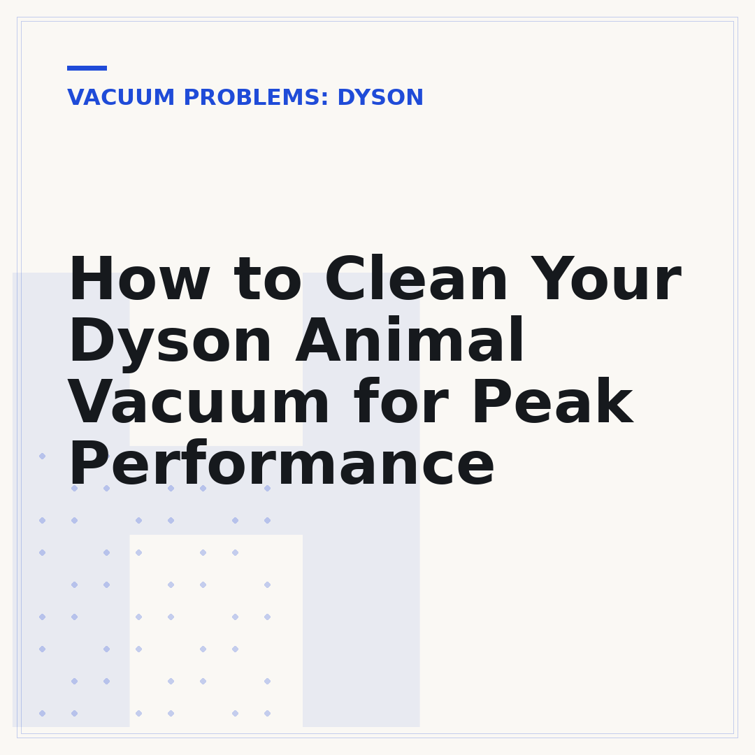 How to Clean Your Dyson Animal Vacuum for Peak Performance
