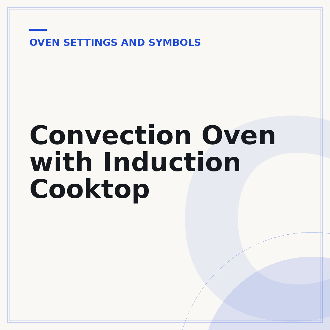 Convection Oven with Induction Cooktop