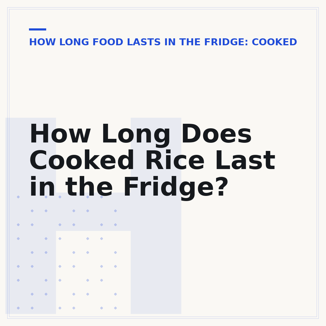 How Long Does Cooked Rice Last in the Fridge?