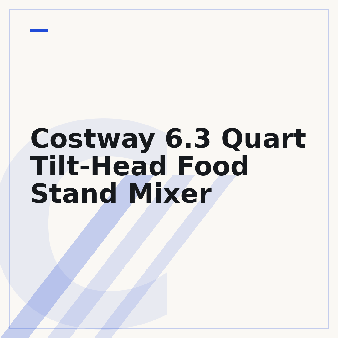 Costway 6.3 Quart Tilt-Head Food Stand Mixer