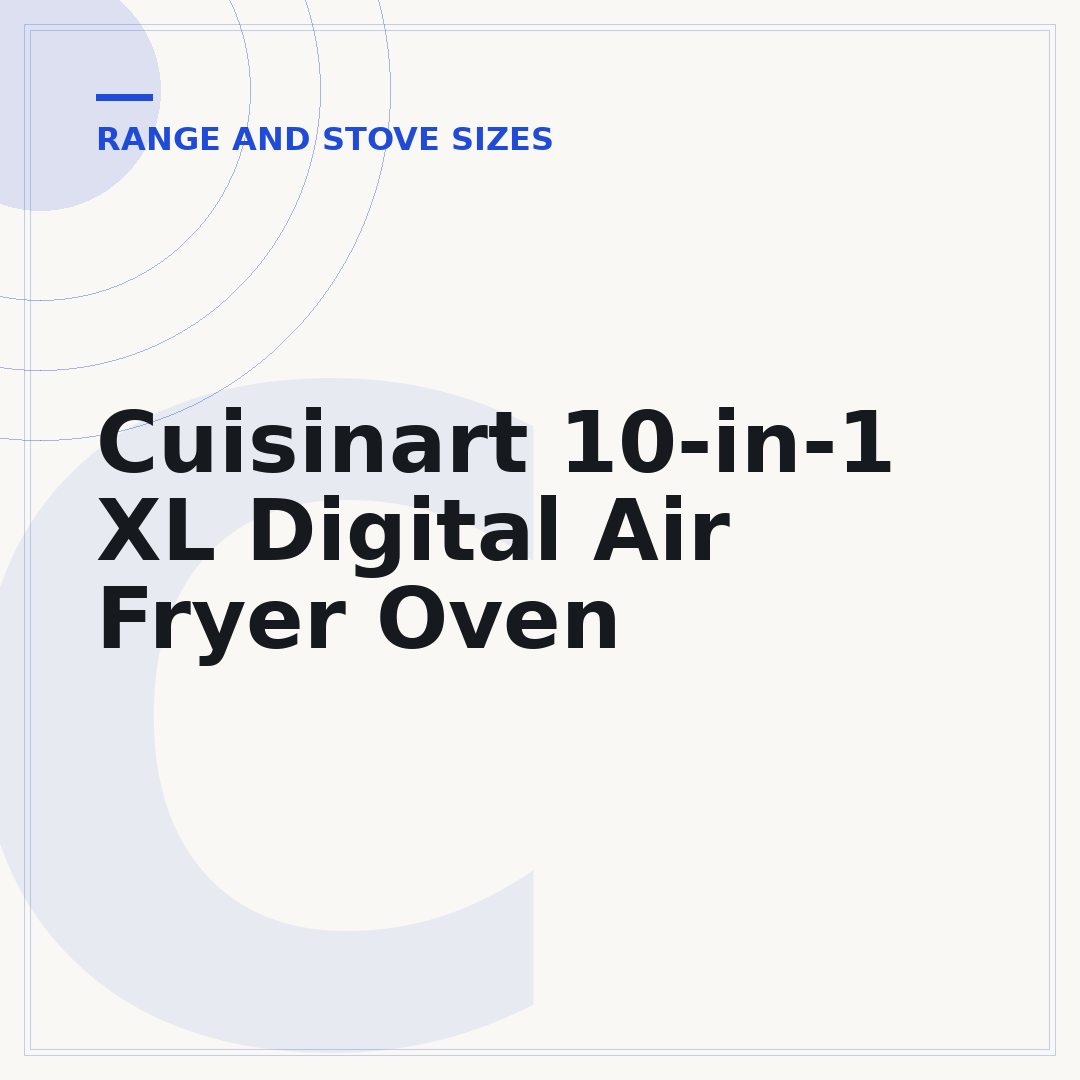 Cuisinart 10-in-1 XL Digital Air Fryer Oven