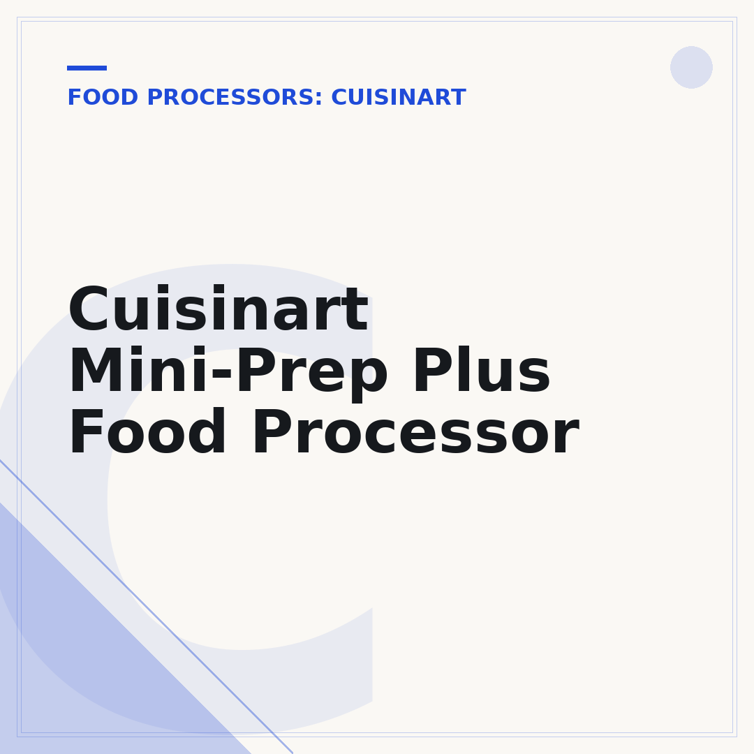 Cuisinart Mini-Prep Plus Food Processor