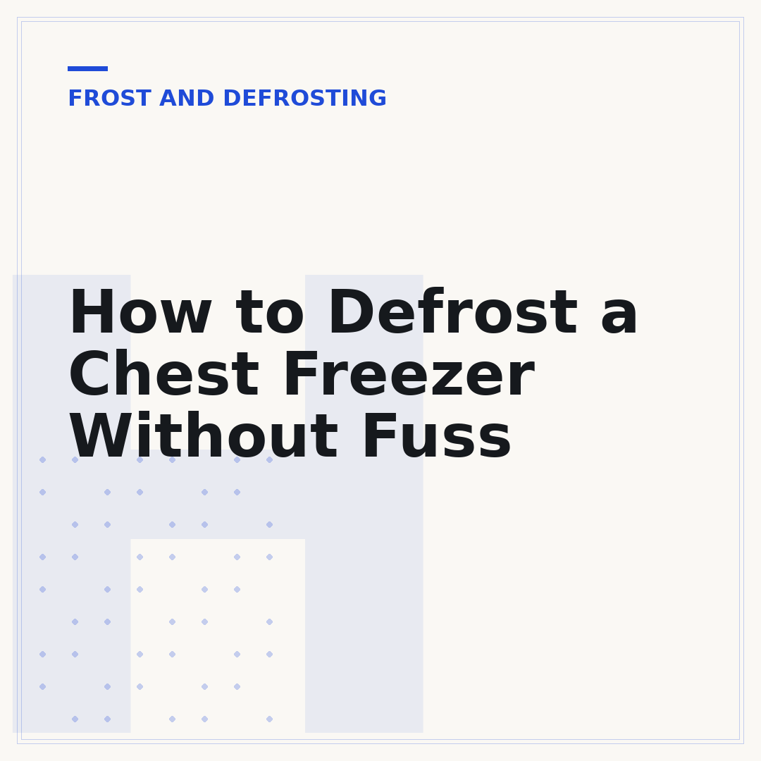 How to Defrost a Chest Freezer Without Fuss