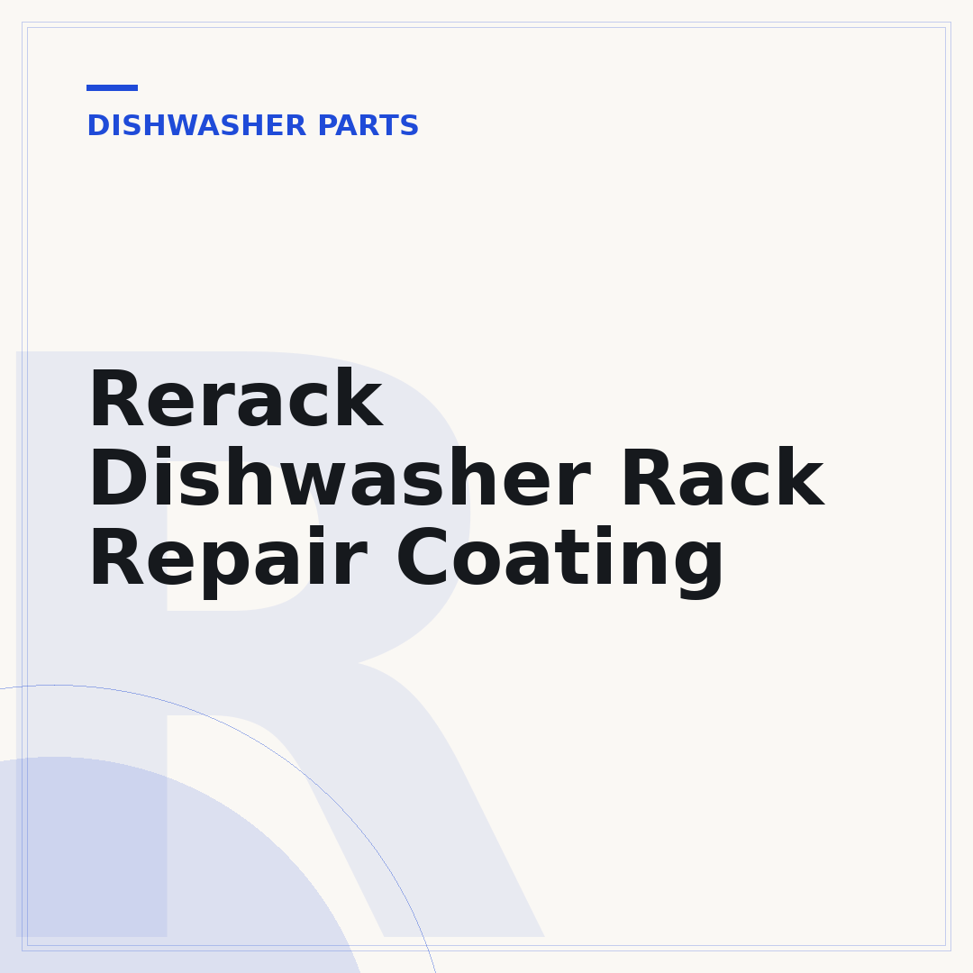 Rerack Dishwasher Rack Repair Coating