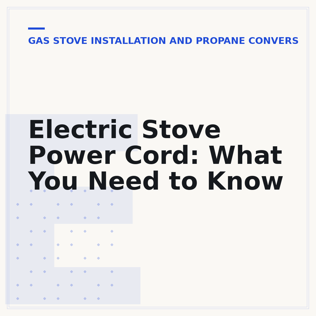 Electric Stove Power Cord: What You Need to Know