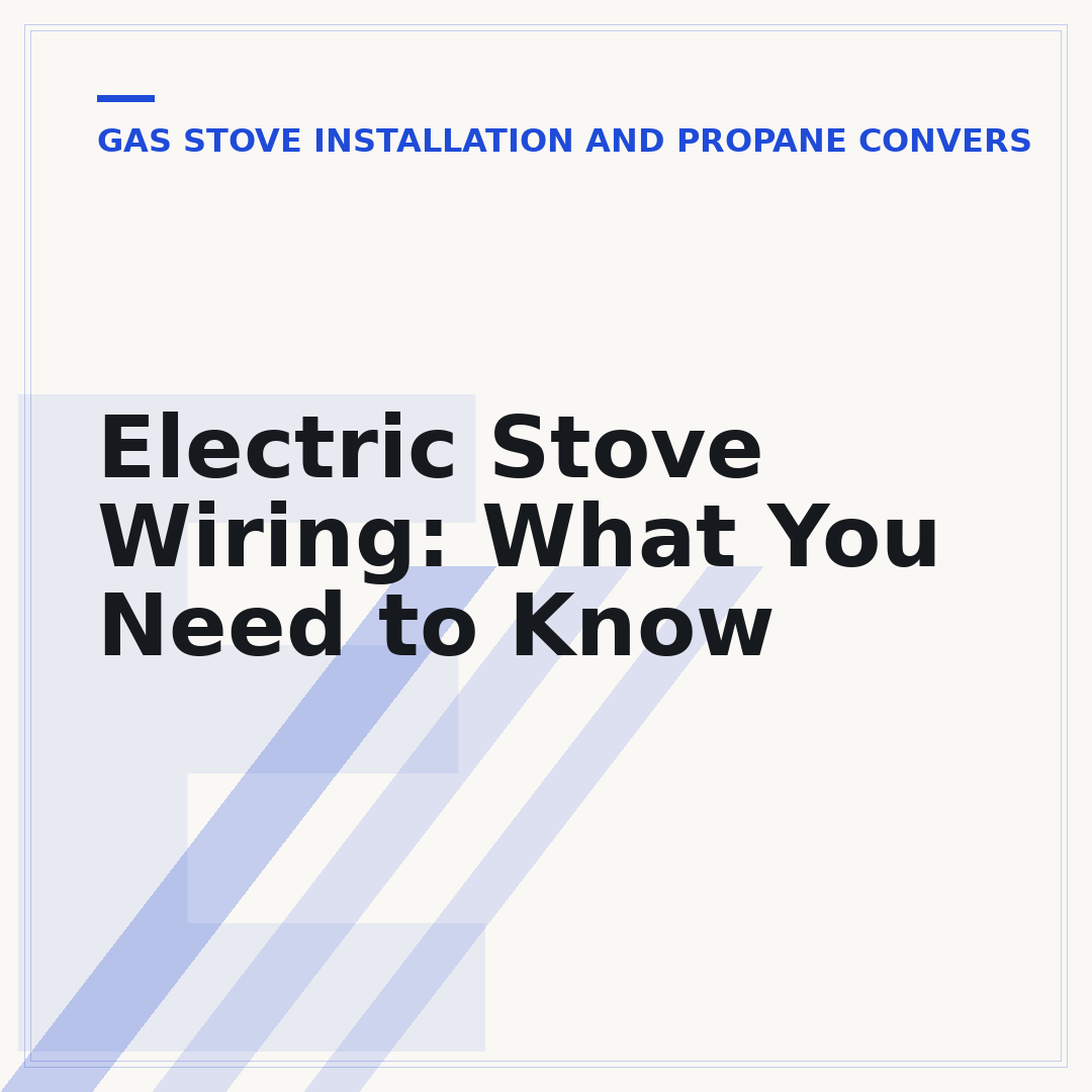 Electric Stove Wiring: What You Need to Know
