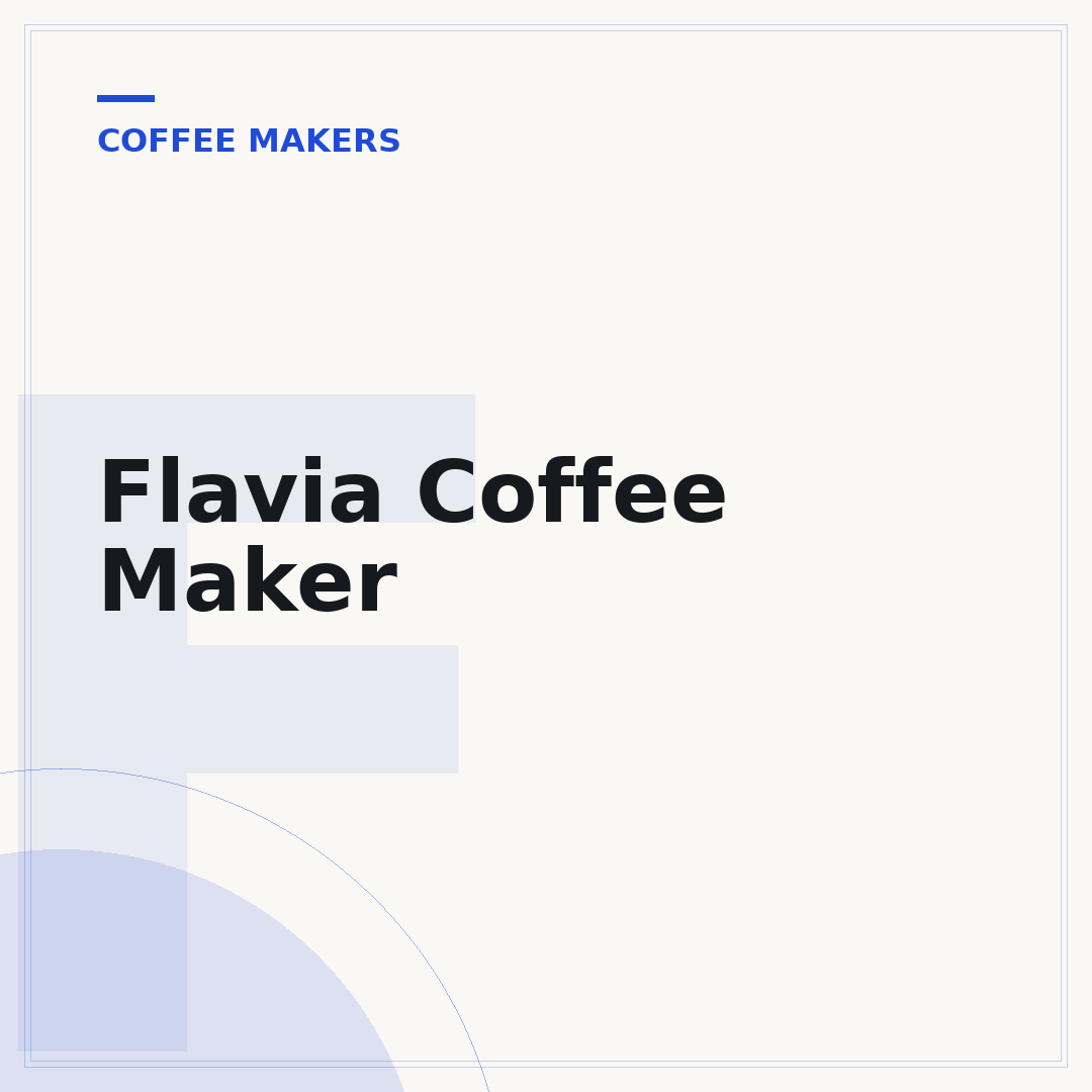 Flavia Coffee Maker