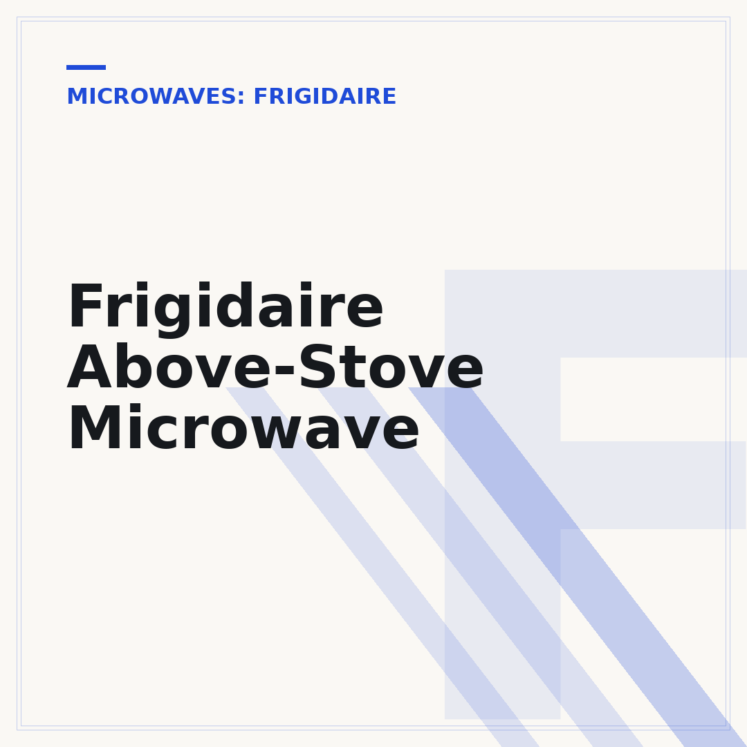 Frigidaire Above-Stove Microwave