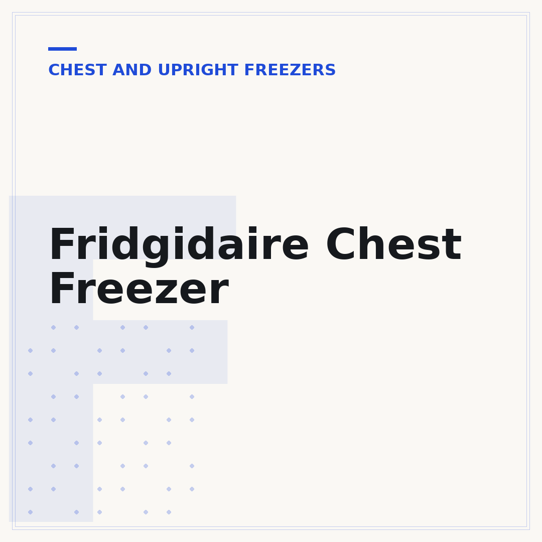 Fridgidaire Chest Freezer