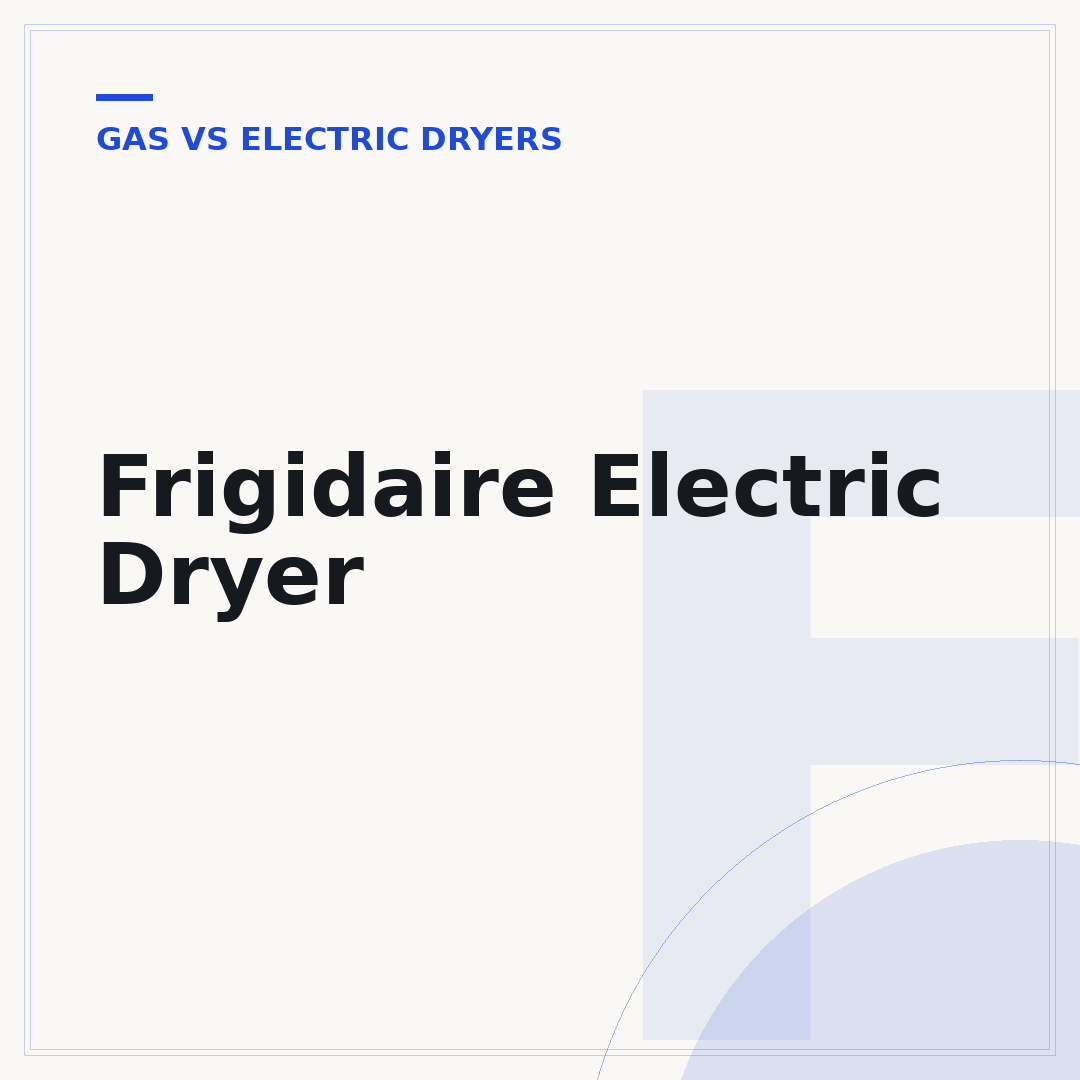 Frigidaire Electric Dryer
