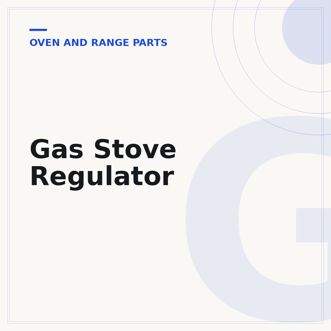 Gas Stove Regulator