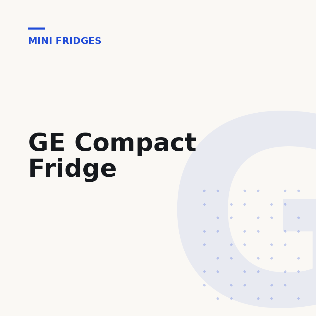 GE Compact Fridge