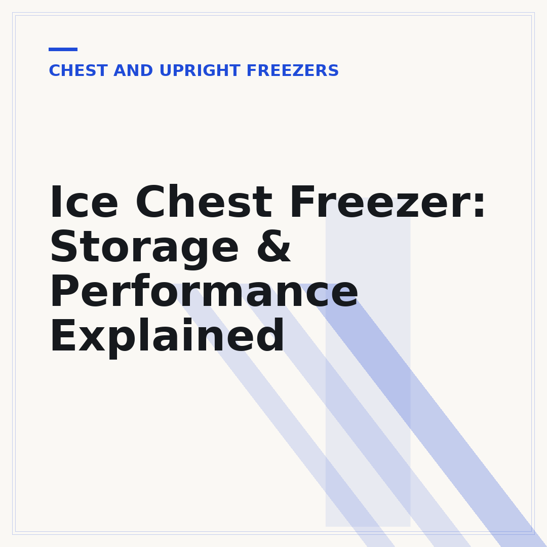 Ice Chest Freezer: Storage & Performance Explained