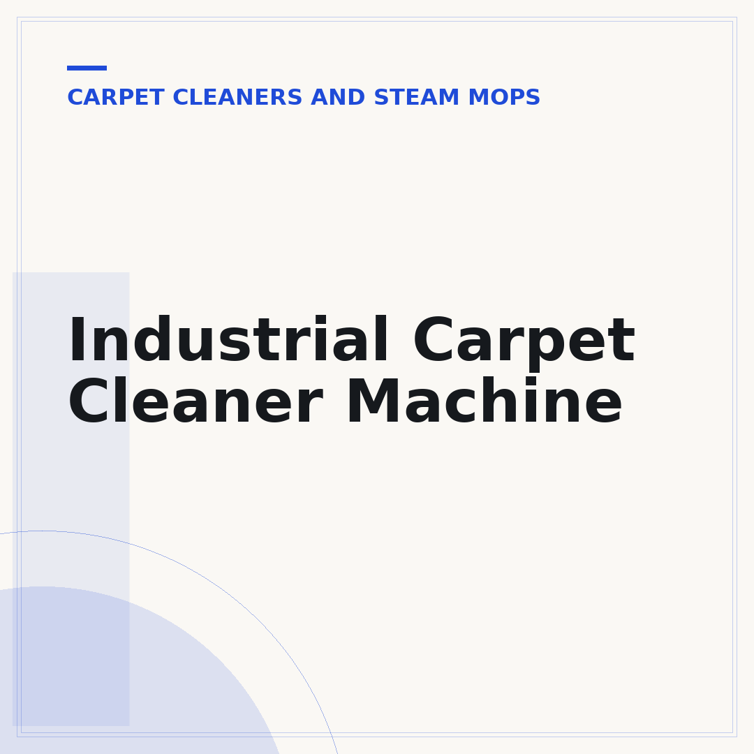 Industrial Carpet Cleaner Machine