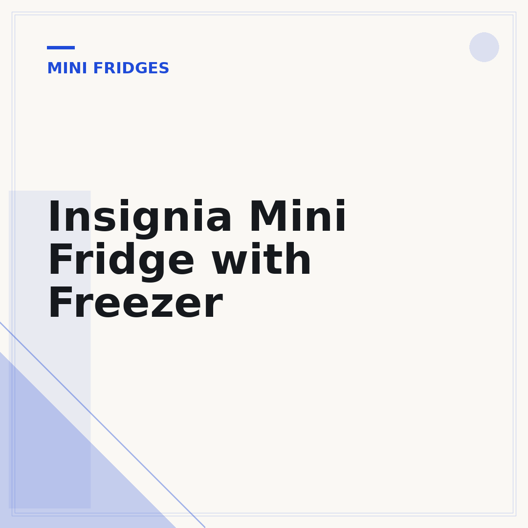 Insignia Mini Fridge with Freezer