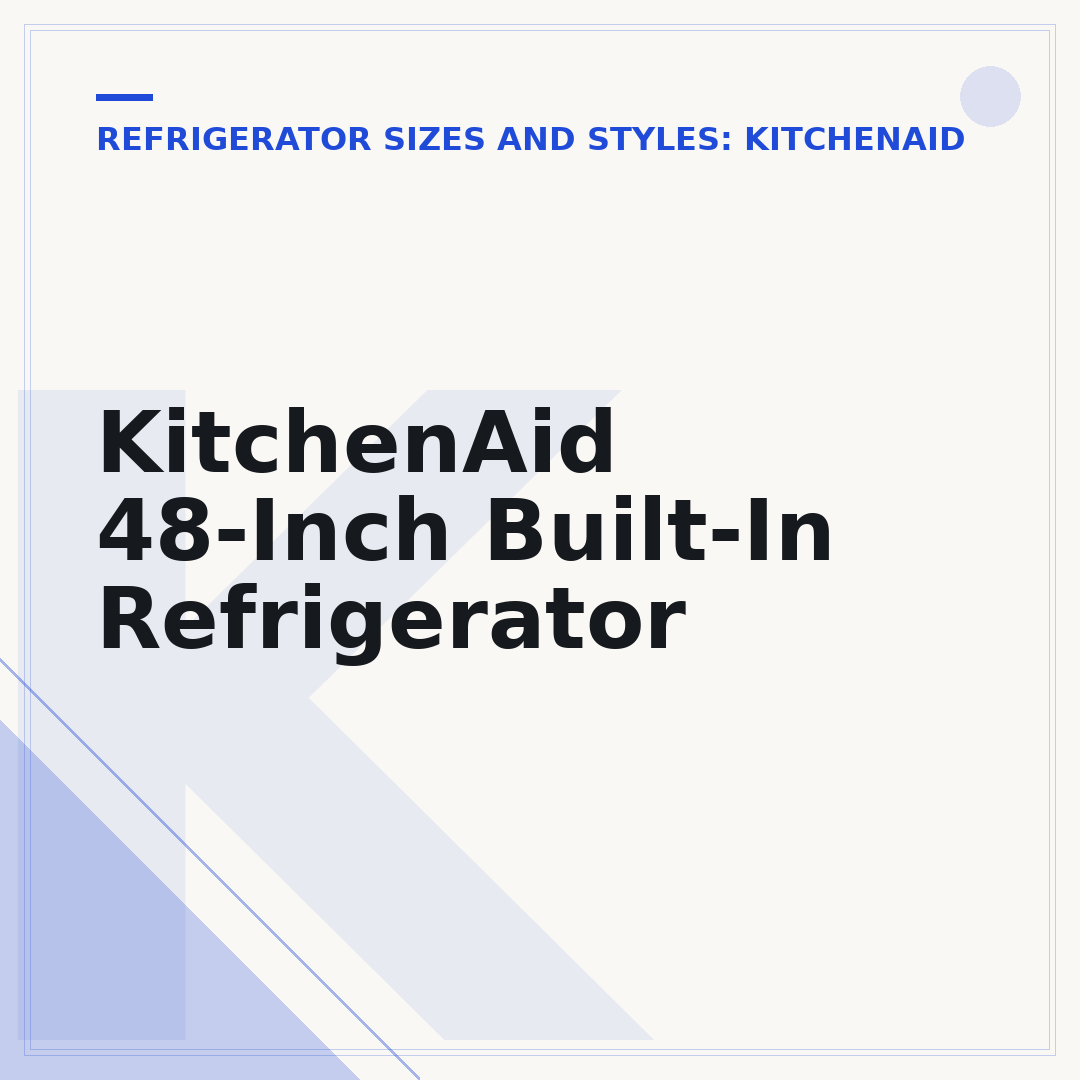 KitchenAid 48-Inch Built-In Refrigerator