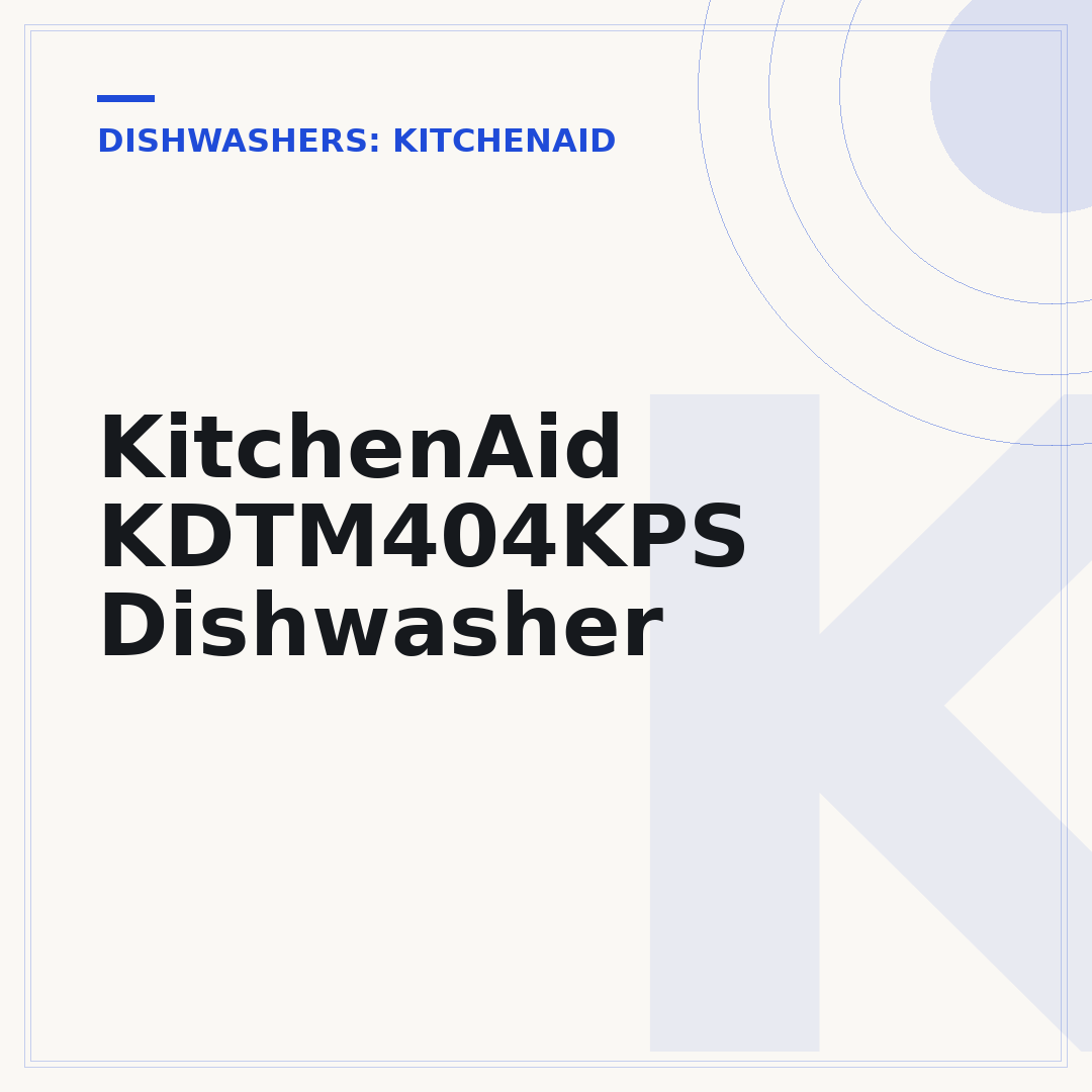 KitchenAid KDTM404KPS Dishwasher