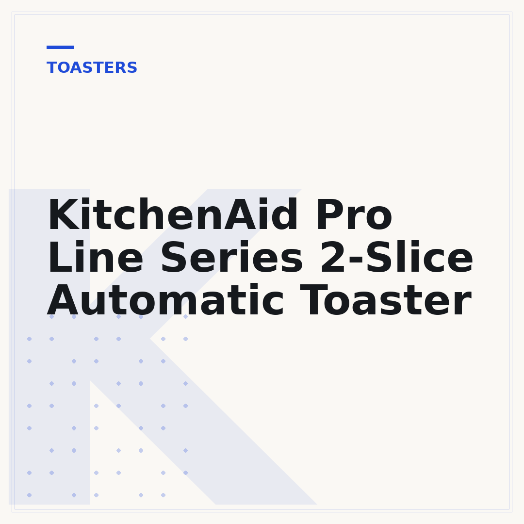 KitchenAid Pro Line Series 2-Slice Automatic Toaster
