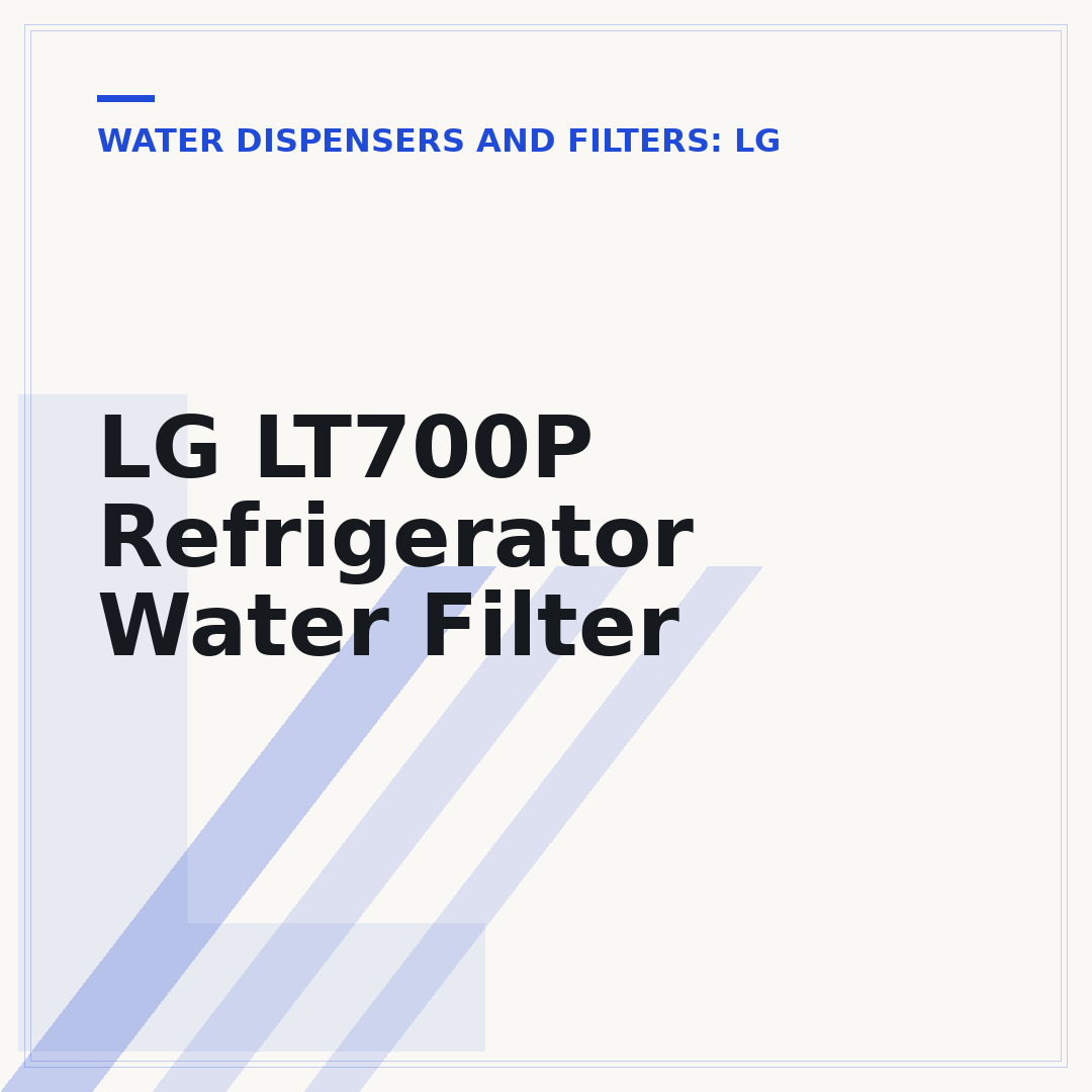 LG LT700P Refrigerator Water Filter