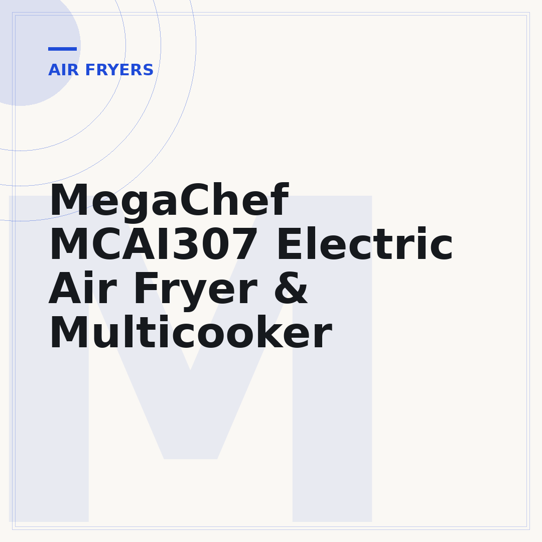 MegaChef MCAI307 Electric Air Fryer & Multicooker