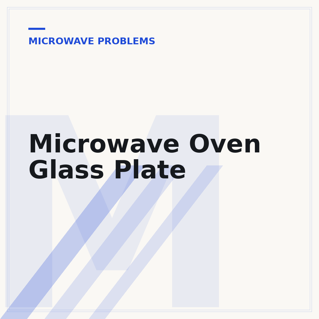Microwave Oven Glass Plate
