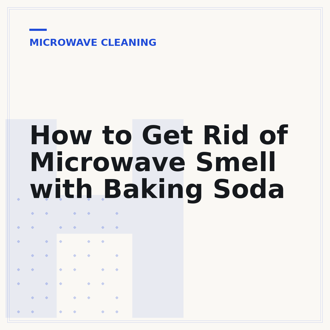 How to Get Rid of Microwave Smell with Baking Soda