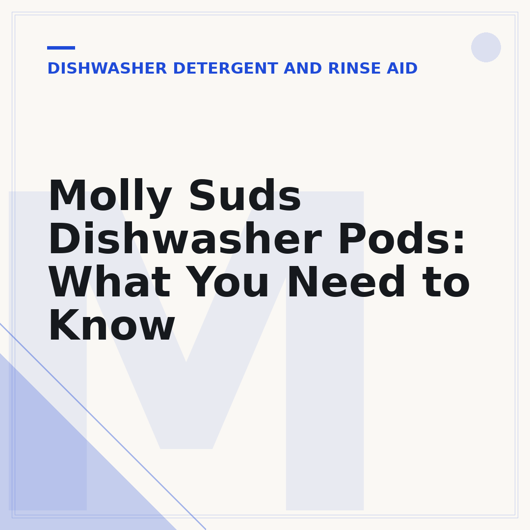 Molly Suds Dishwasher Pods: What You Need to Know