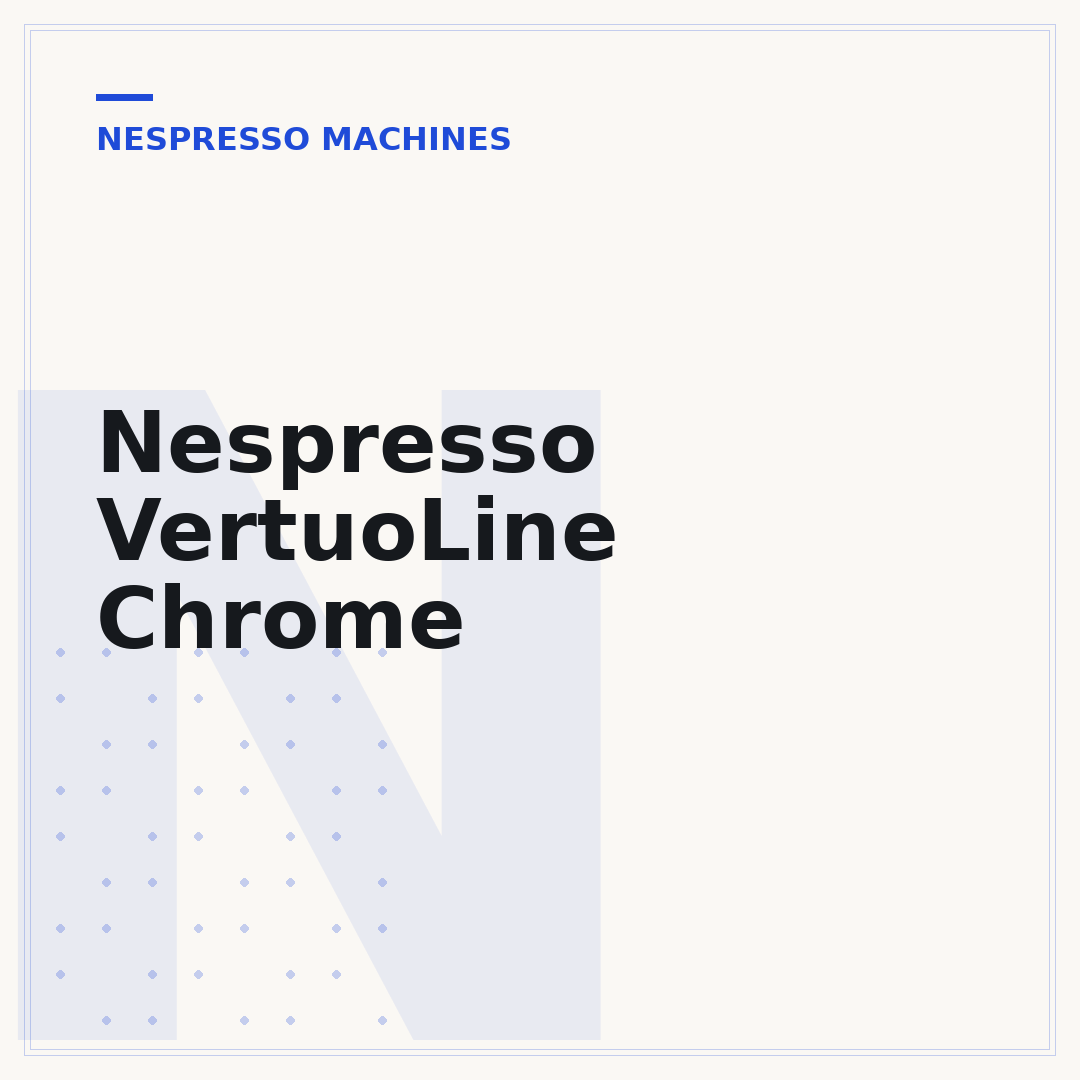 Nespresso VertuoLine Chrome