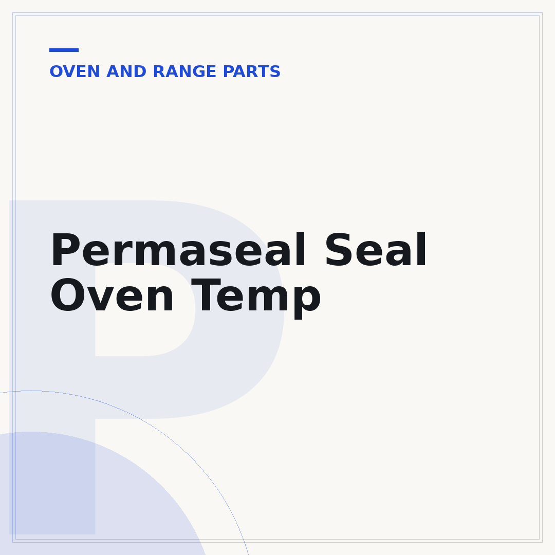 Permaseal Seal Oven Temp