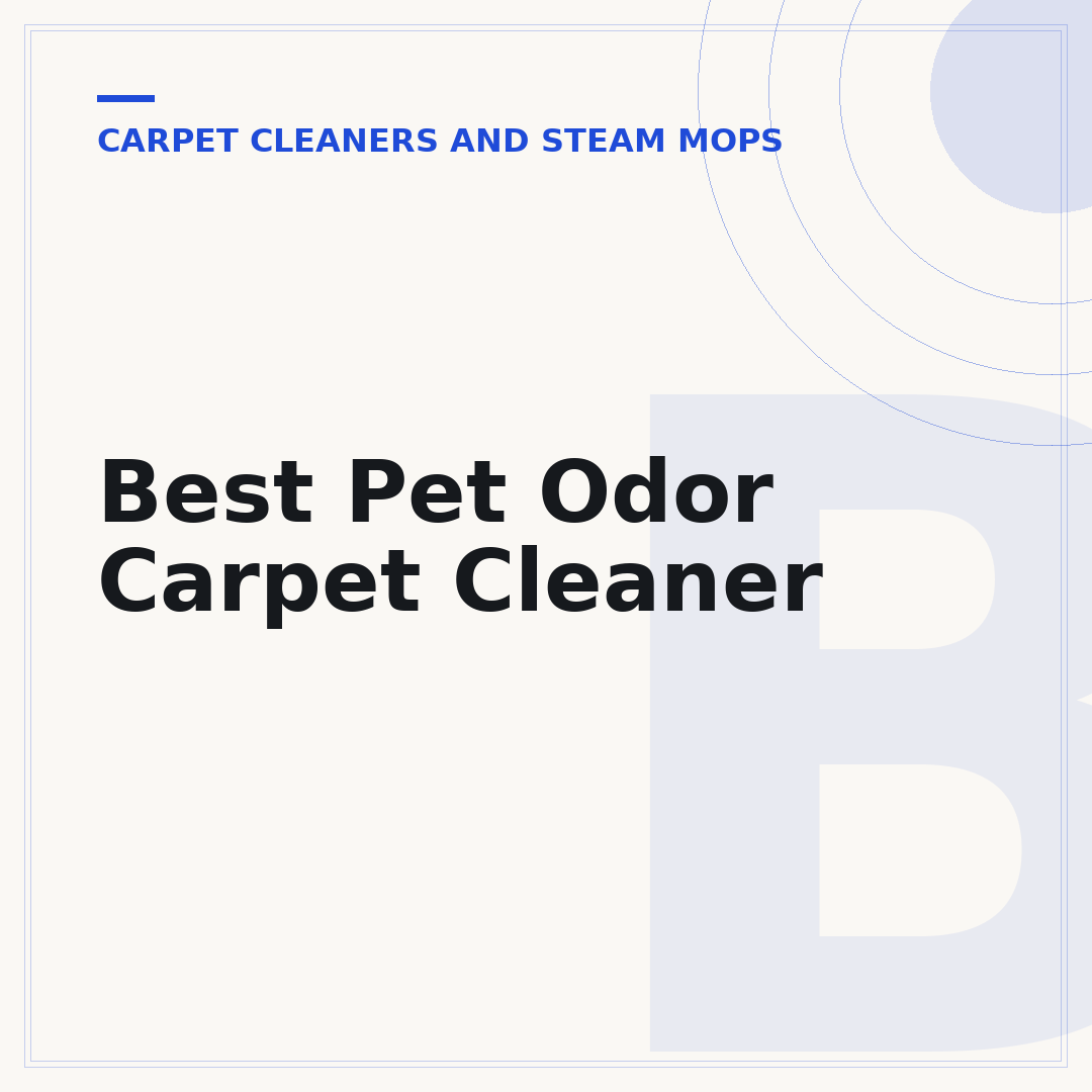 Best Pet Odor Carpet Cleaner