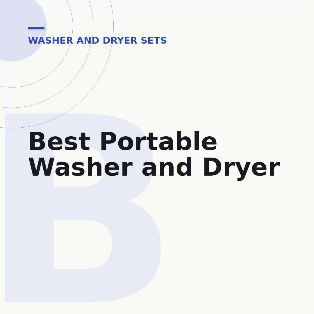 Best Portable Washer and Dryer