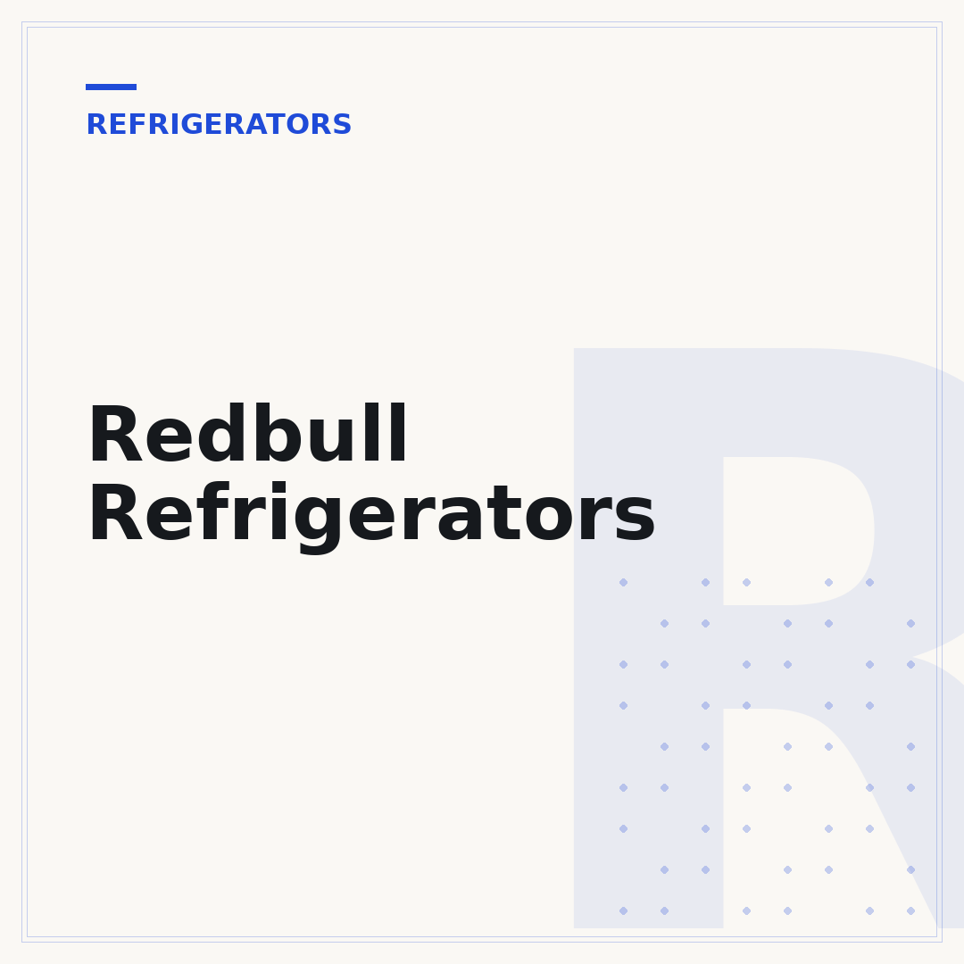 Redbull Refrigerators