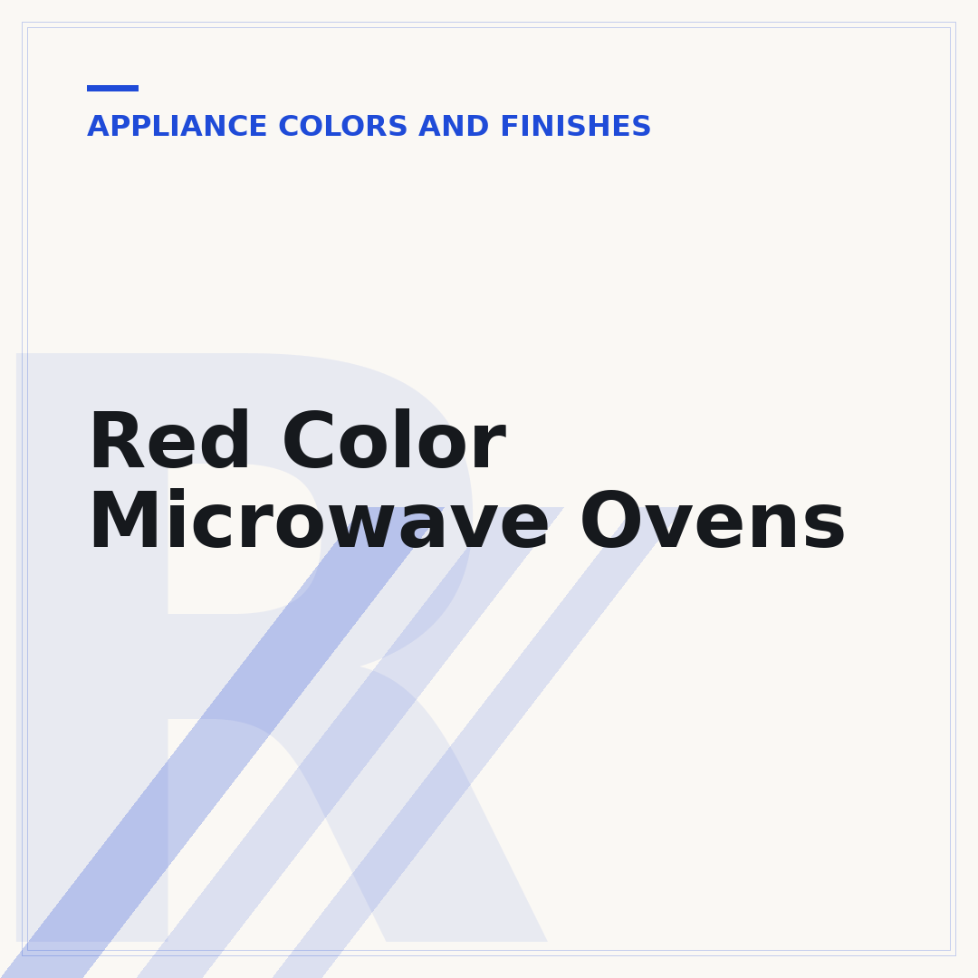 Red Color Microwave Ovens