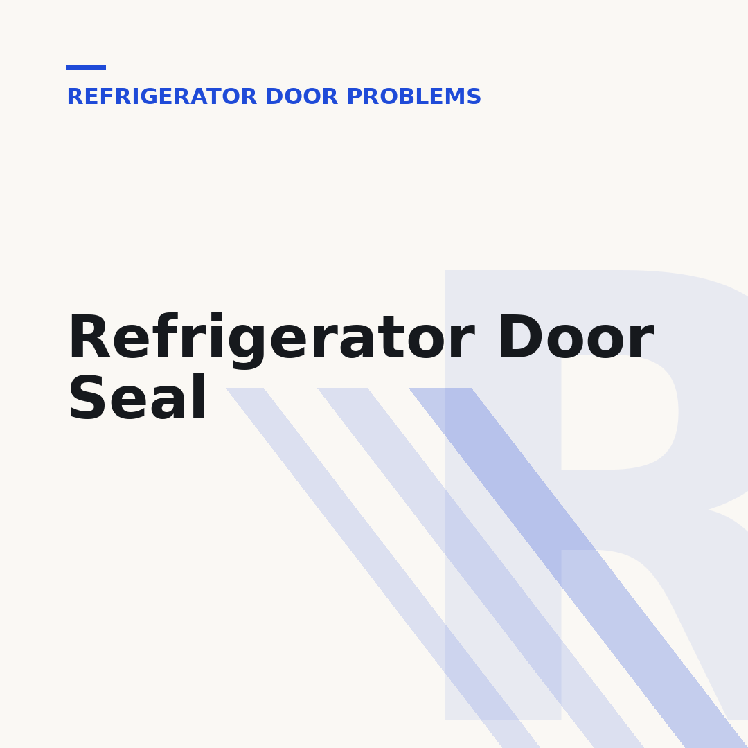 Refrigerator Door Seal