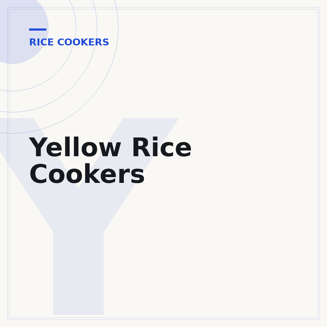 Yellow Rice Cookers