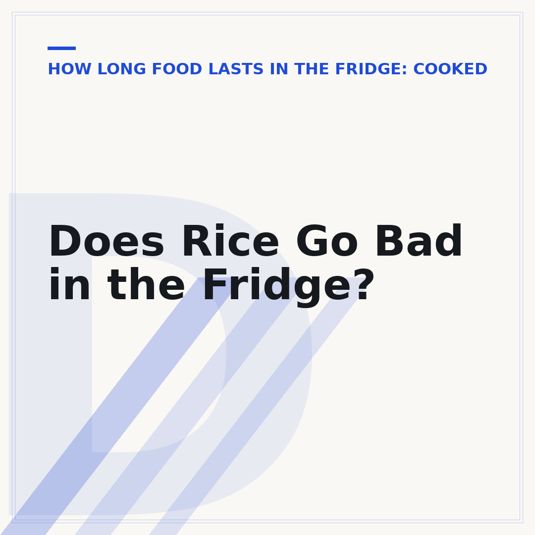 Does Rice Go Bad in the Fridge?