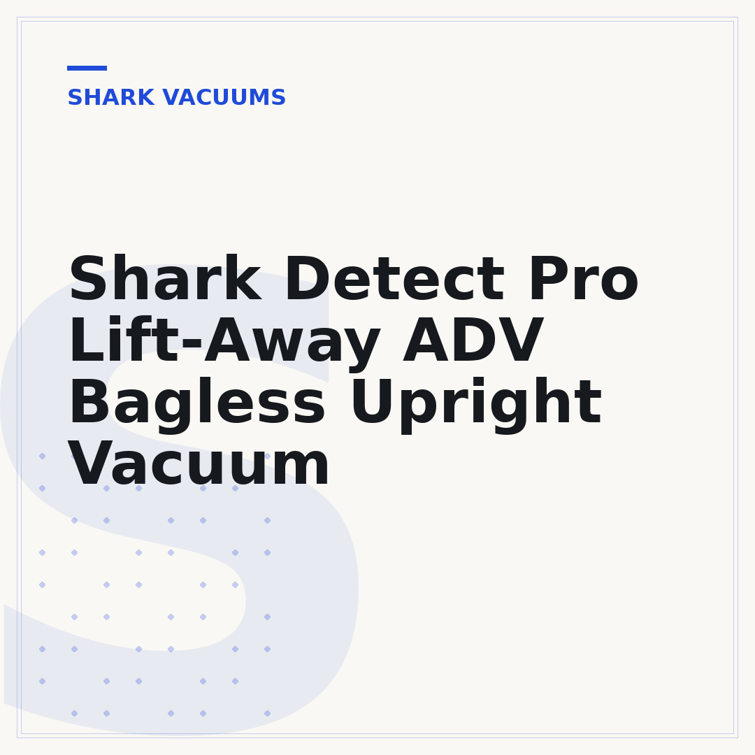 Shark Detect Pro Lift-Away ADV Bagless Upright Vacuum