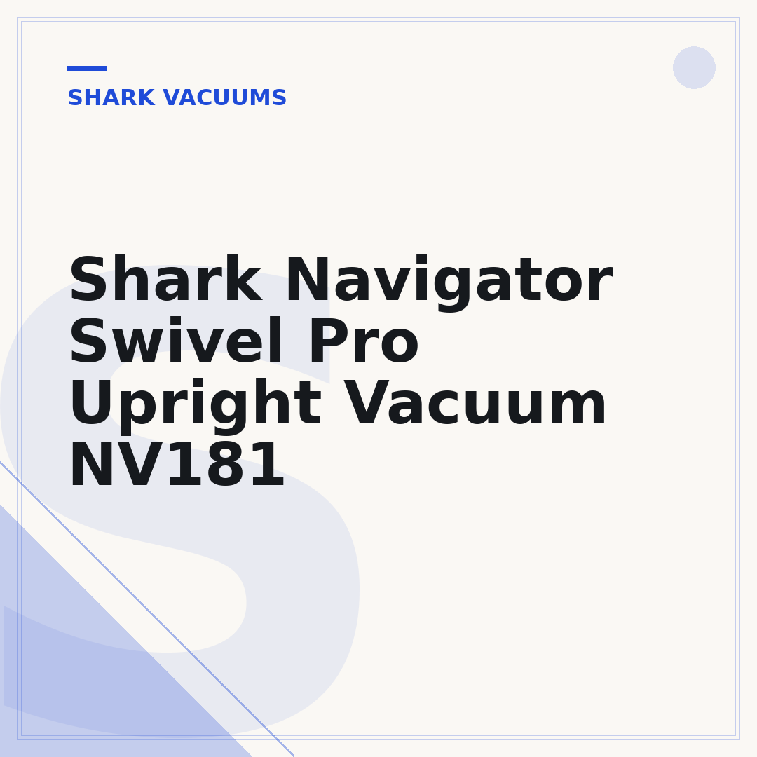 Shark Navigator Swivel Pro Upright Vacuum NV181