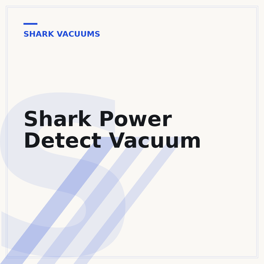 Shark Power Detect Vacuum