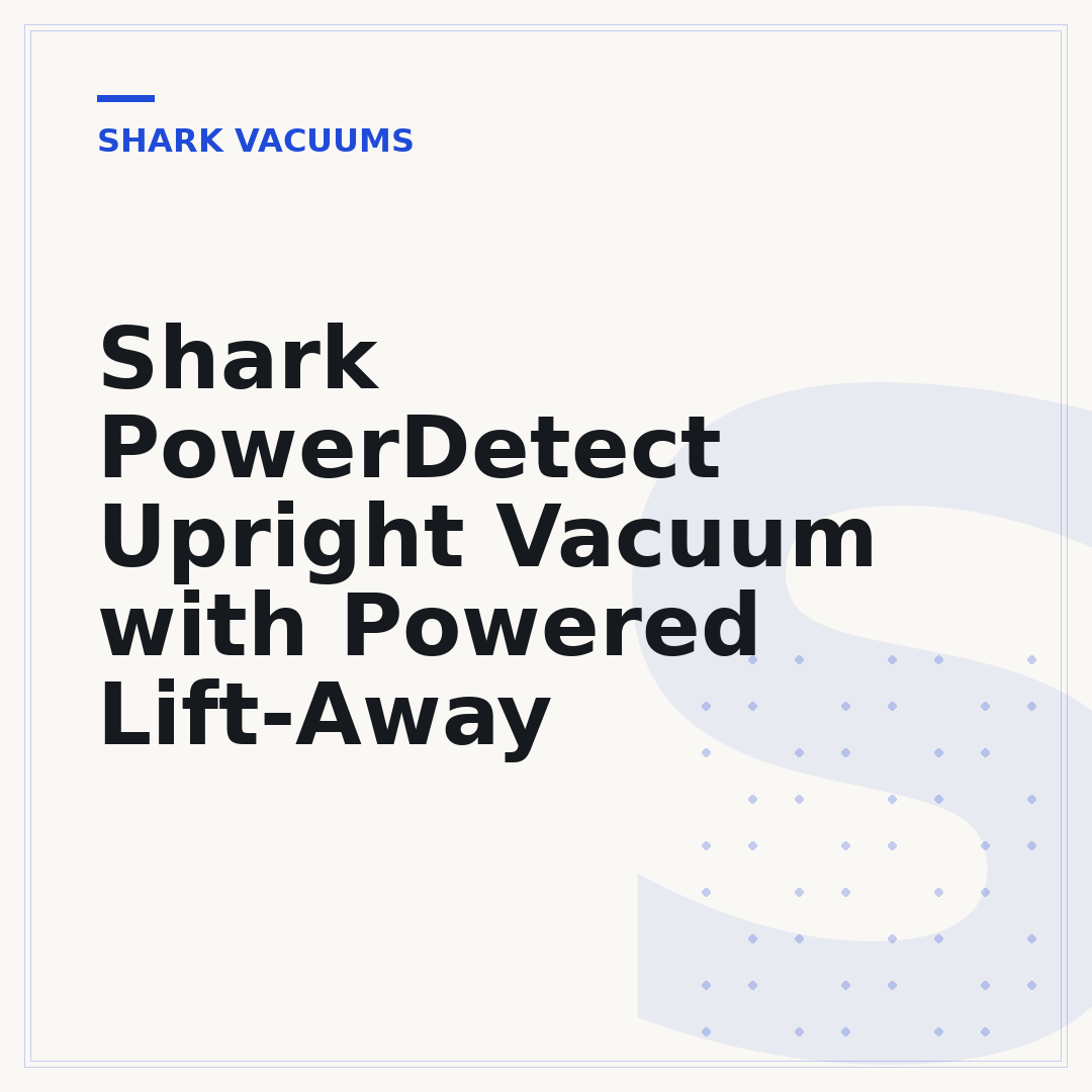 Shark PowerDetect Upright Vacuum with Powered Lift-Away