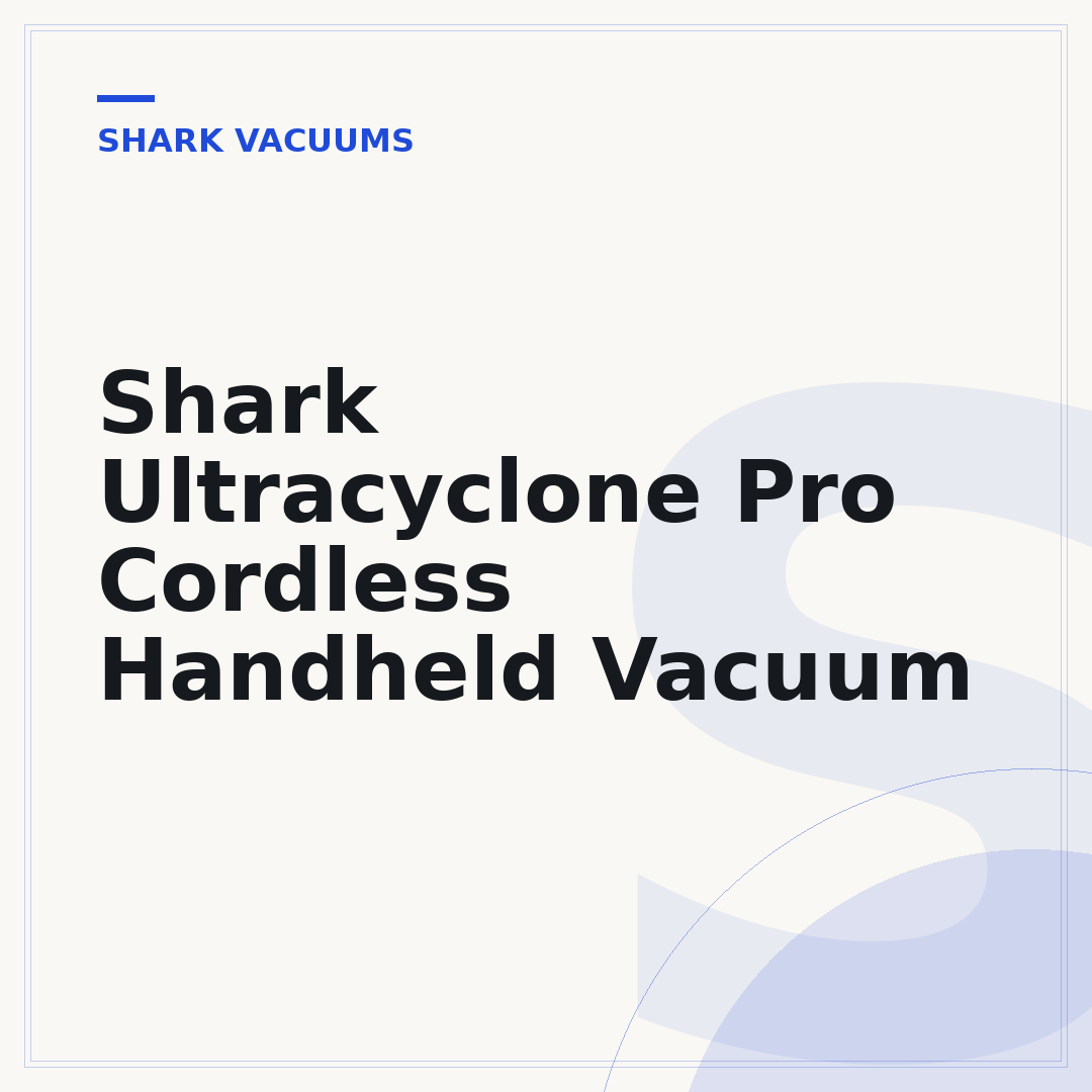 Shark Ultracyclone Pro Cordless Handheld Vacuum
