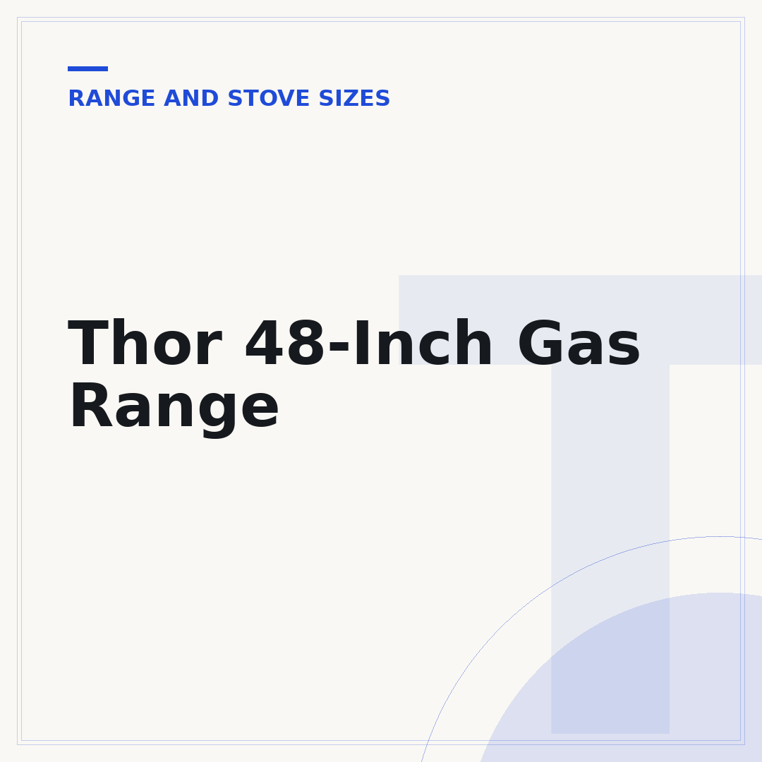 Thor 48-Inch Gas Range